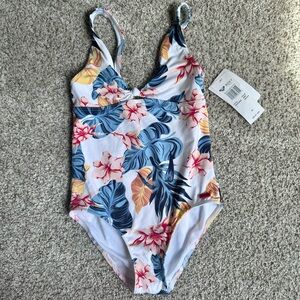 NWT Roxy Girls' Beautiful Mind One Piece Swimsuit